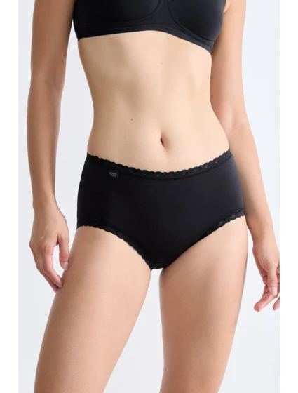 SLOGGI 24/7 BAVLNĚNÉ KRAJKOVÉ MIDI KALHOTY