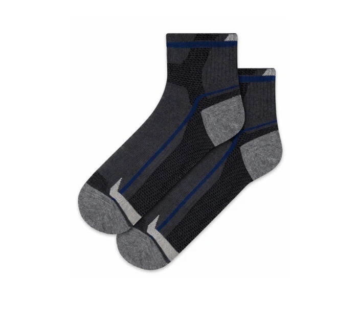 SPORTIVE - Pánské vzorované ponožky Ag+ U941n4