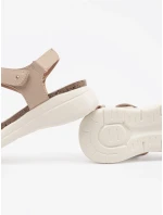 Módní sandály dámské hnědé platforma Módní sandály dámské hnědé platforma