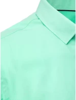 Pánská elegantní mintová košile Dstreet DX2433 Pánská elegantní mintová košile Dstreet DX2433