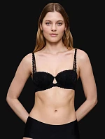 Dámská podprsenka Body Make-Up Illusion Lace Dirndl - BLACK - černá 0004 - TRIUMPH