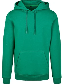 Build your Brand BY 011 Mikina s kapucí z těžké bavlny 56.0011 forest green