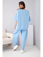 Dámský komplet máslový z viskózy mikina a kalhoty s lampasy béžový Dámský komplet máslový z viskózy mikina a kalhoty s lampasy béžový