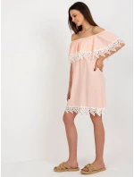 Sukienka LK SK 506987.04X brzoskwiniowy Sukienka LK SK 506987.04X brzoskwiniowy