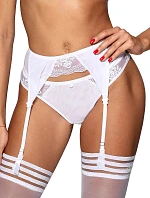 Dámské luxusní tanga V-10218 bílé - Axami