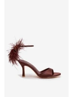 Sandály na podpatku model 222265 Step in style Sandály na podpatku model 222265 Step in style