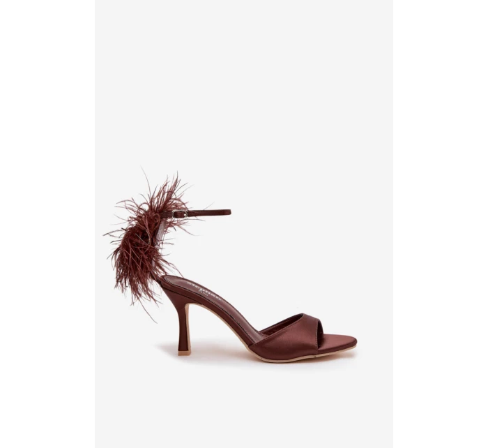 Sandály na podpatku model 222265 Step in style Sandály na podpatku model 222265 Step in style