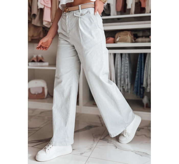 Dámské kalhoty se širokými nohavicemi MOBISKA modrá FashionStreet UY2619 Dámské kalhoty se širokými nohavicemi MOBISKA modrá FashionStreet UY2619