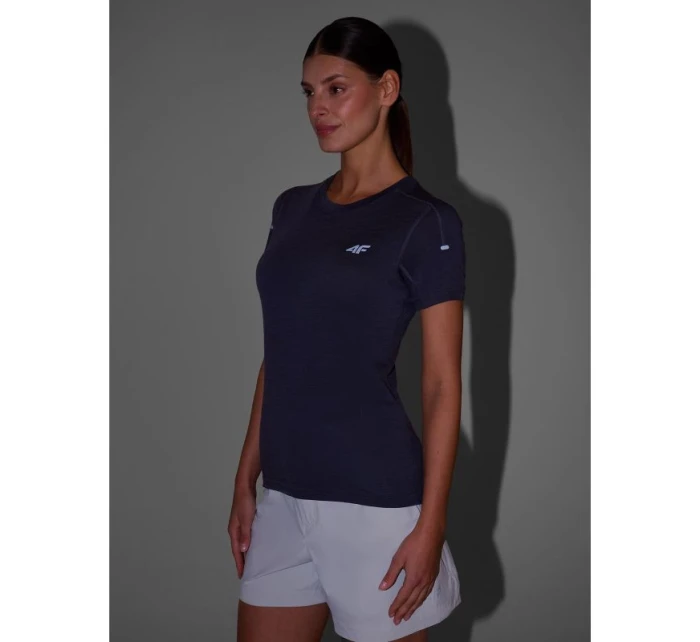 Dámské trekingové tričko z Merino vlny model 21434475 - 4F Dámské trekingové tričko z Merino vlny model 21434475 - 4F