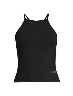 Sportovní tričko CASALL Built-In-Bra Halterneck Tank, černé