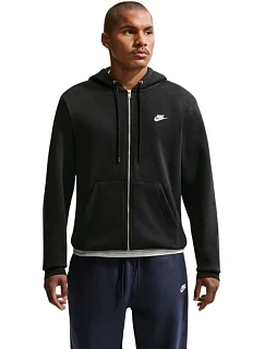 Pánská mikina Nike Club BB FZ Hoodie, černá, FN3861 010 L