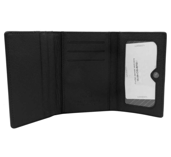 Dámské peněženky Dámská kožená peněženka 15 09 CIS 3276 B černá