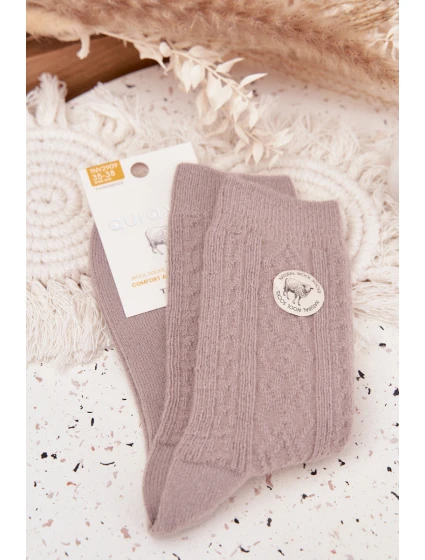 Dámské vlněné ponožky – šedé Dámské vlněné ponožky – šedé