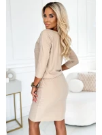 13-161 Sportovní šaty s kapsami a vázáním - BEAN