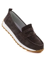 Lodičky Sergio  v tělové barvě s podpatkem model 21905083 - LEONE