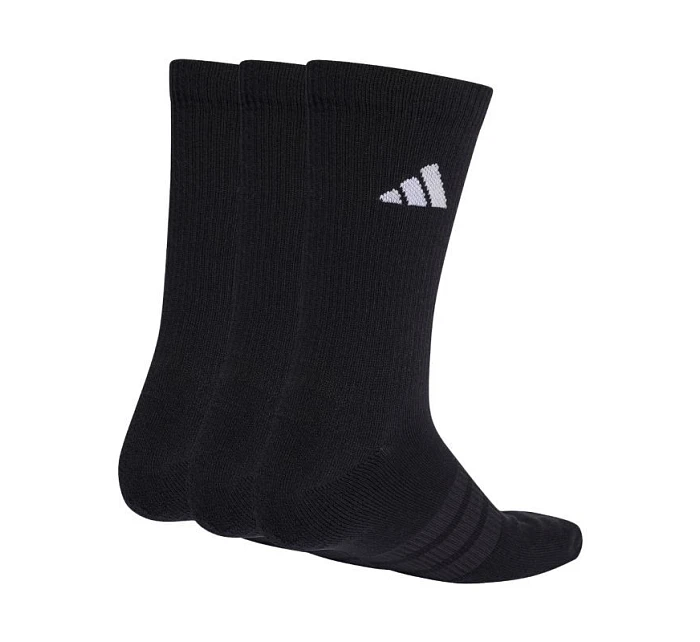 Ponožky adidas Cushioned Sportswear Crew 3P černé KC9626