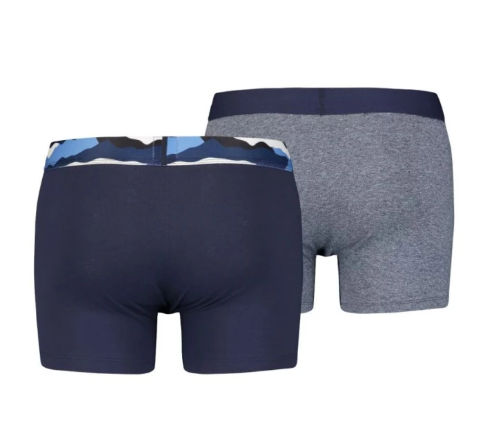 Pánské boxerky 2Pack model 16209104 modrá Levi's - Levis