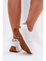 Dámské Tenisky Na Platformě Big Star model 21693863 HiPoly System Bílé - Big Star Shoes Dámské Tenisky Na Platformě Big Star model 21693863 HiPoly System Bílé - Big Star Shoes