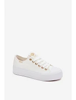 Dámské tenisky na platformě Lee Cooper LCW-26-31-4369 Bílé