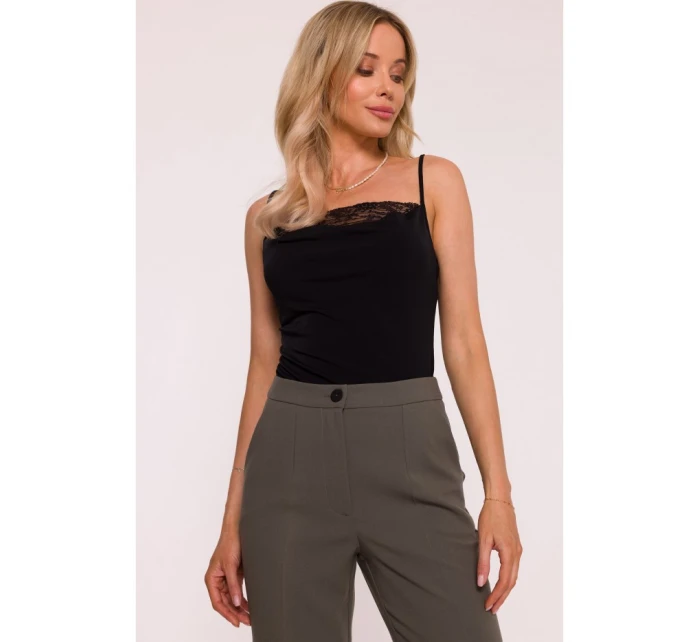 Kalhoty s  khaki barva model 21319183 - STYLOVE