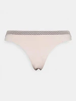 Dámské tanga QF6307E - TRN - Pudrová - Calvin Klein
