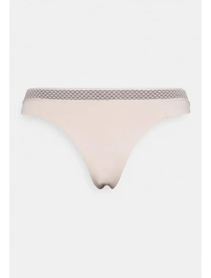 Dámské tanga QF6307E  - TRN - Pudrová - Calvin Klein
