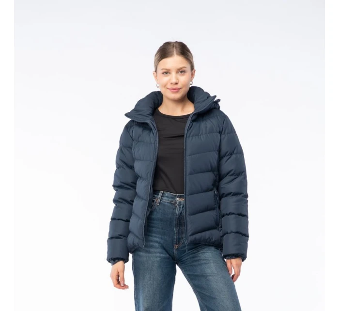 Dámská prošívaná zimní bunda LADY VARMI Tmavě modrá - Hi-Tec