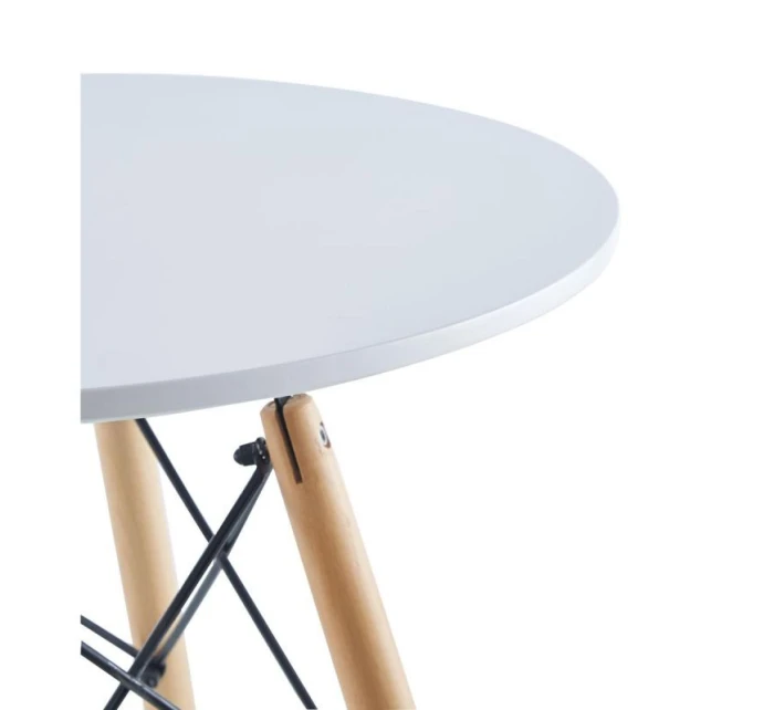 Kulatý stůl MATERA WHITE 60x60 cm