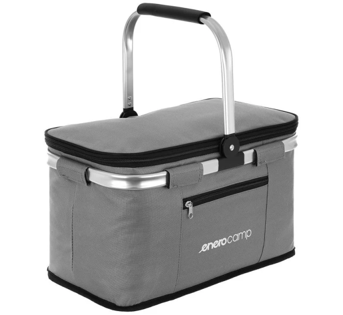 TERMO SKLÁDACÍ CESTOVNÍ KOŠ 24L ŠEDÝ ENERO CAMP