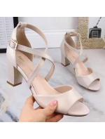 Sandály na podpatku Sergio Leone W SK367C