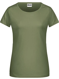 Daiber 8007 Dámské tričko z bio bavlny 02.8007 khaki