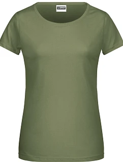 Daiber 8007 Dámské tričko z bio bavlny 02.8007 khaki