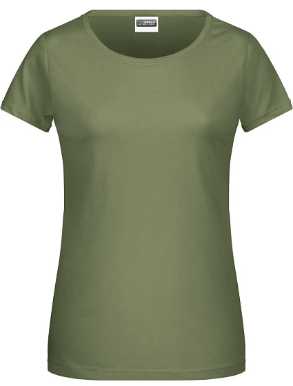 Daiber 8007 Dámské tričko z bio bavlny 02.8007 khaki