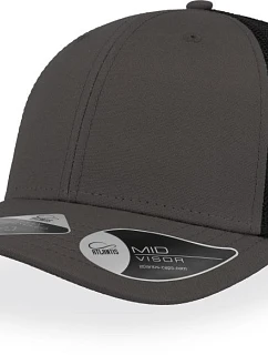 Recy 6 panelová síťovaná kšiltovka " dark grey/black model 22479412 - Atlantis Headwear