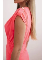 Dámské bavlněné šaty na jedno rameno s přiléhavým střihem ecru Dámské bavlněné šaty na jedno rameno s přiléhavým střihem ecru