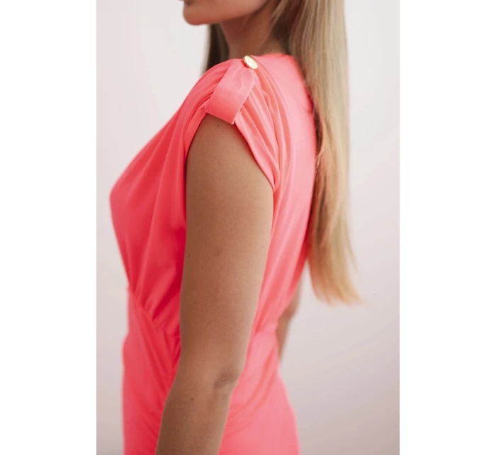 Dámské bavlněné šaty na jedno rameno s přiléhavým střihem ecru Dámské bavlněné šaty na jedno rameno s přiléhavým střihem ecru