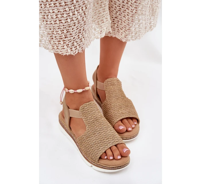 Dámské Sandály S Pletením model 21698599 - EVENTO Dámské Sandály S Pletením model 21698599 - EVENTO