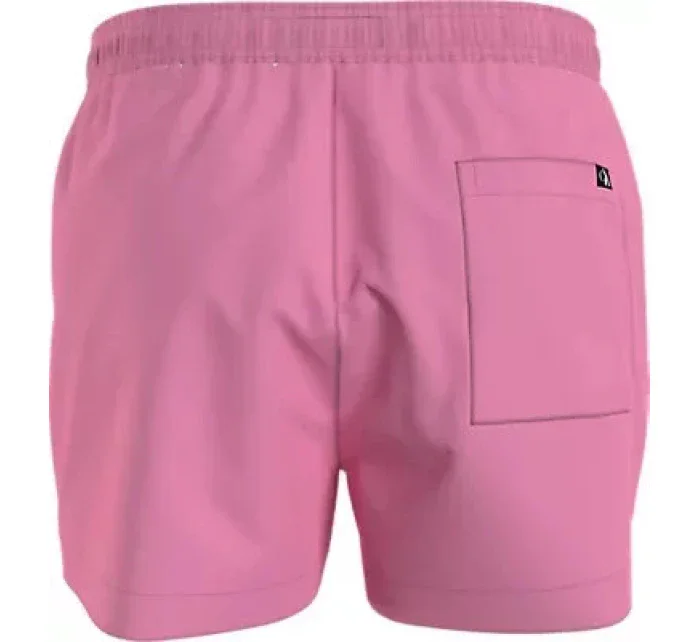 Pánské plavky SHORT DRAWSTRING KM0KM00967 TFZ růžové - Calvin Klein Pánské plavky SHORT DRAWSTRING KM0KM00967 TFZ růžové - Calvin Klein