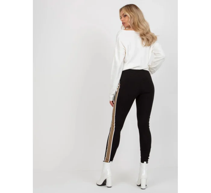 Dámské legíny VI LG model 20612381 Černá S béžovou - FPrice