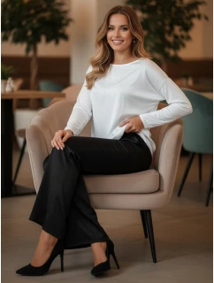 SILKINEA dámská halenka oversize s přívěskem bílá FashionStreet RY2670