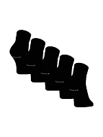 Pánské ponožky 4F M480 5 pack deep black 4FWMM00USOCM480 20S Pánské ponožky 4F M480 5 pack deep black 4FWMM00USOCM480 20S