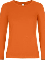 B&C #E190 LSL /women Dámské tričko z těžké bavlny s dl. rukávem 01.008T urban orange