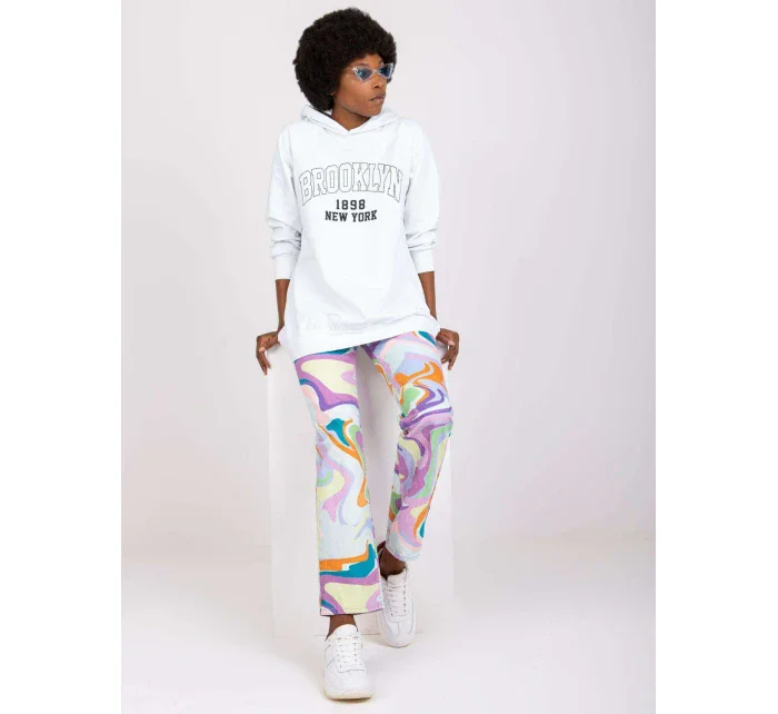 Dámská mikina-DHJ-BL-15658.35-bílá