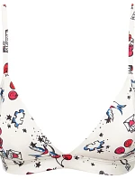 Dámská nevyztužená podprsenka Print UW0UW01853-142 - Tommy Hilfiger
