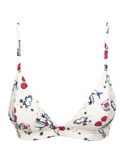 Dámská nevyztužená podprsenka Print model 20908266 - Tommy Hilfiger Dámská nevyztužená podprsenka Print model 20908266 - Tommy Hilfiger