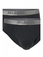 Pánské slipy 2 pack 013 grey - Atlantic