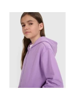 Dívčí mikina s kapucí model 21815258 - 4F Dívčí mikina s kapucí model 21815258 - 4F