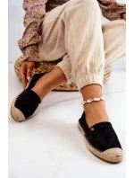 Dámské semišové espadrilky Černá model 21578460 - EVENTO Dámské semišové espadrilky Černá model 21578460 - EVENTO