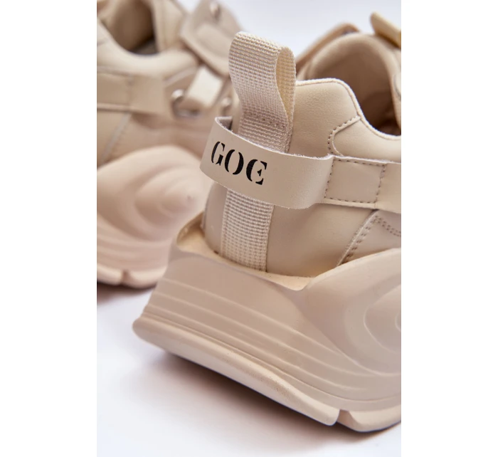Sportovní Boty Sneakersy GOE MM2N4015 Bežové