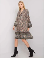 TW SK BI model 20595532 khaki šaty - FPrice TW SK BI model 20595532 khaki šaty - FPrice